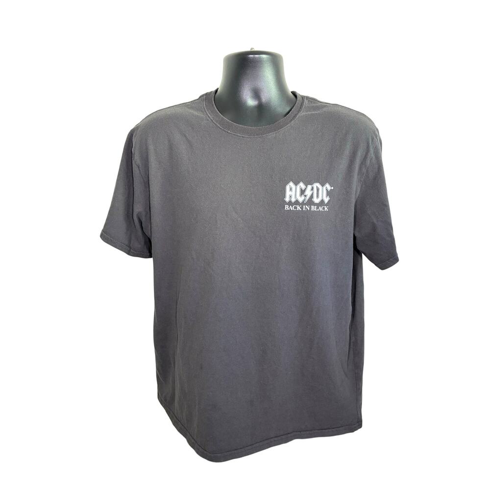 AC/DC Back in Black World Tour T-Shirt Large NYC